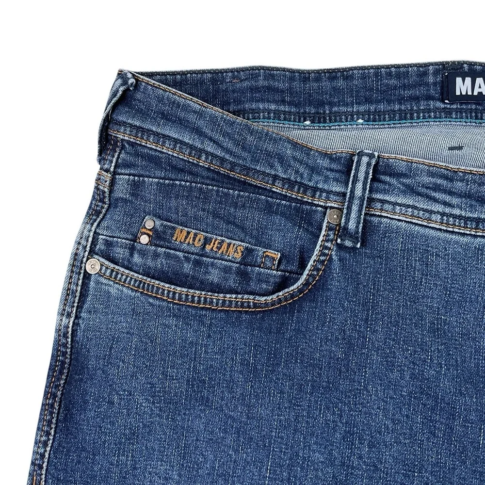 Mac Jeans For Successful People Men 38x34 (ACTUAL 38x32.5) Blue Slim Leg Germany